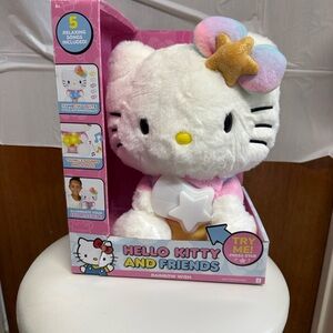Hello Kitty White and Yellow Stuffed Animal Plush